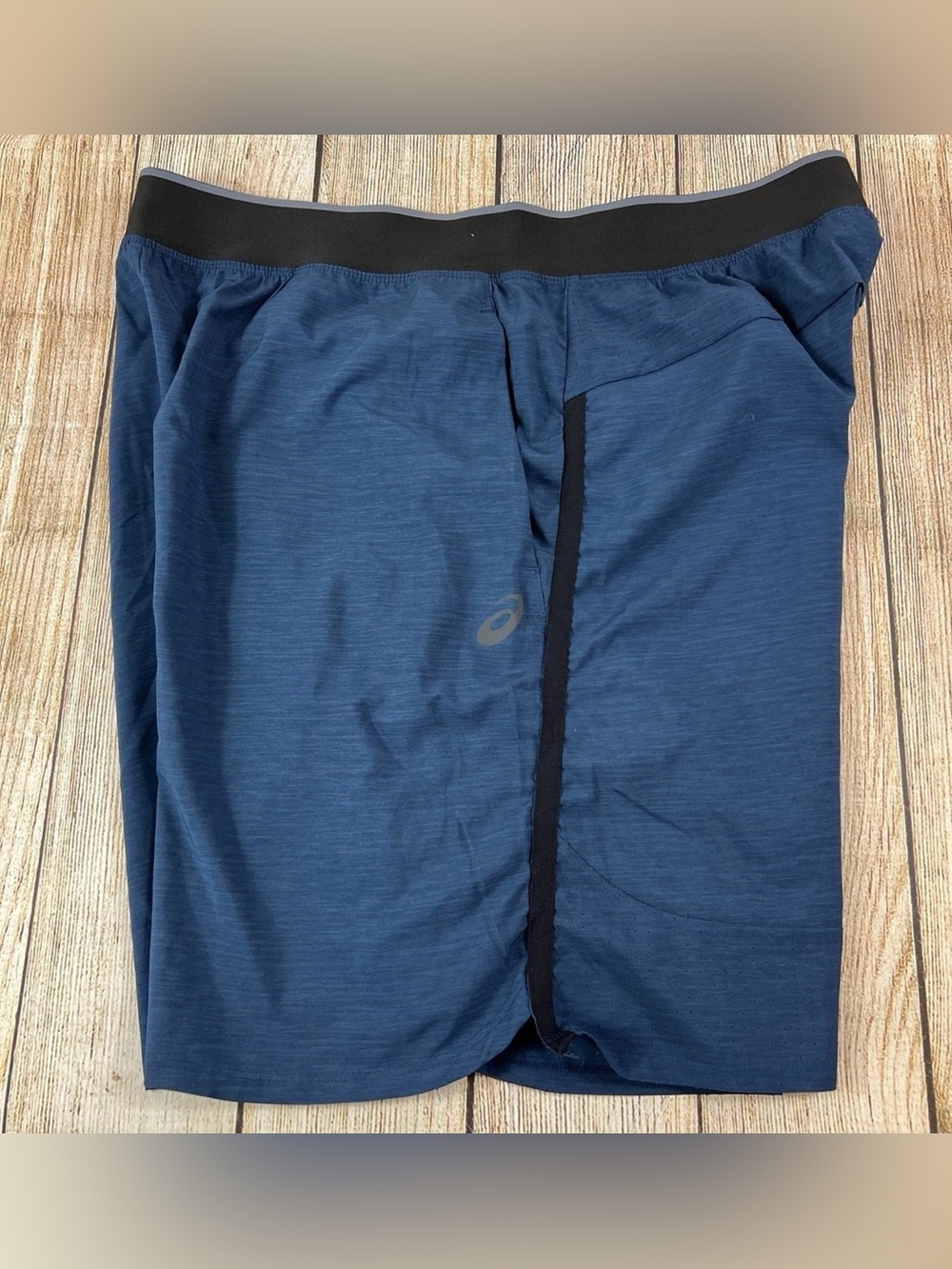 Mens ASICS Blue Athletic Shorts Size XL With Pockets